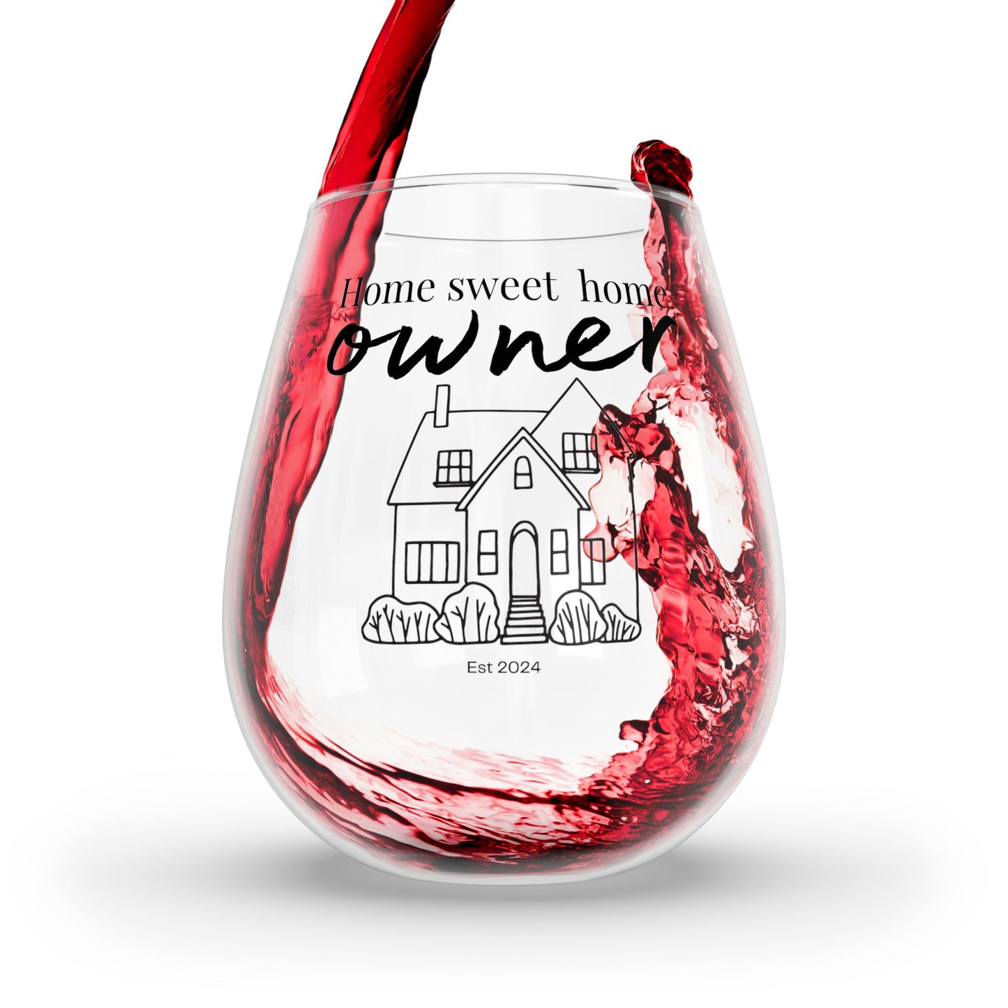 HSH Owners Stemless Wine Glass, 11.75oz