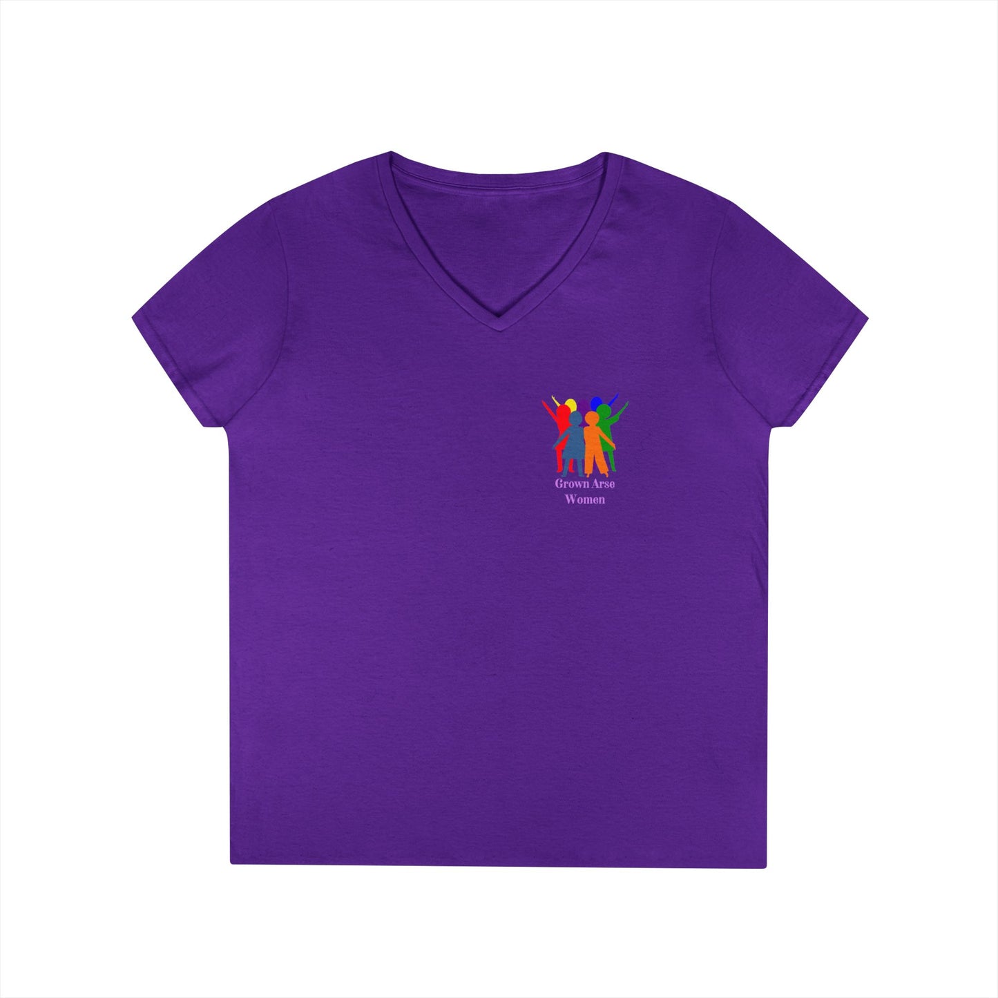 Grown Arse Women Group V-neck Tee