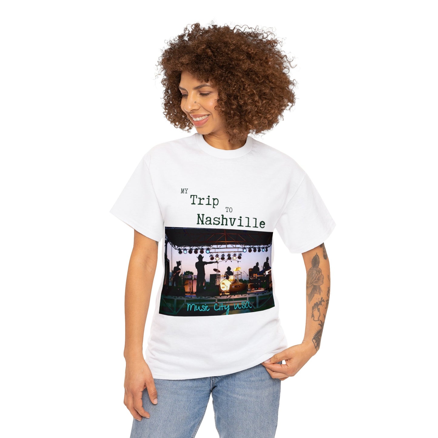 Nashville - My Trip to Nashville (Black Graphic)