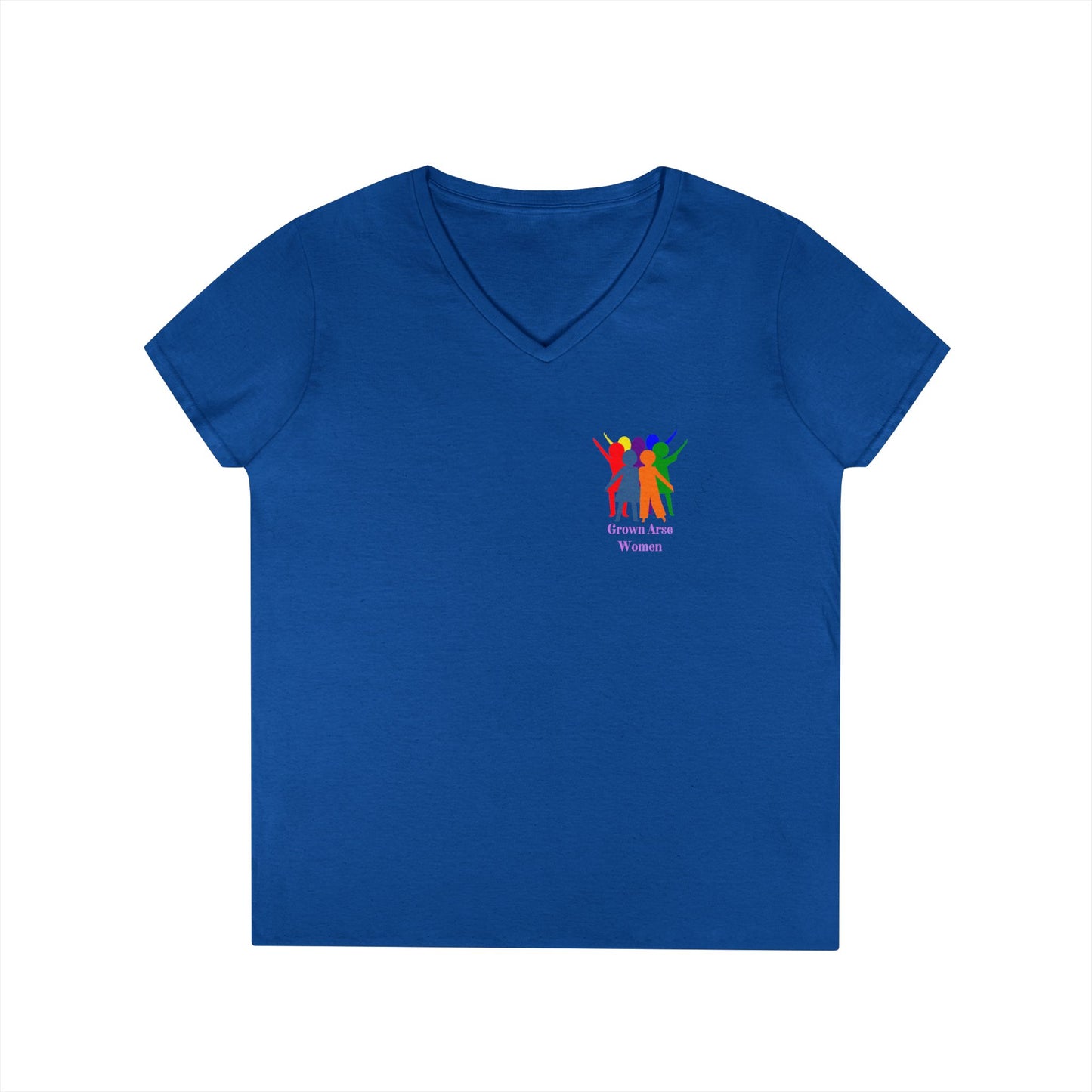 Grown Arse Women Group V-neck Tee