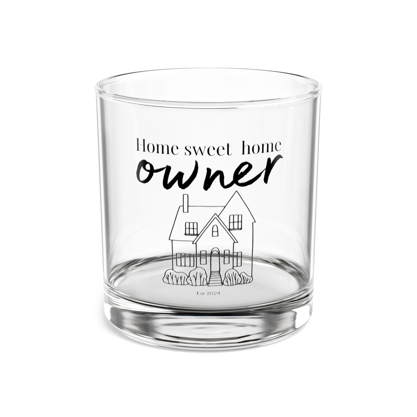 F. HSH Owner Rocks Glass, 10oz