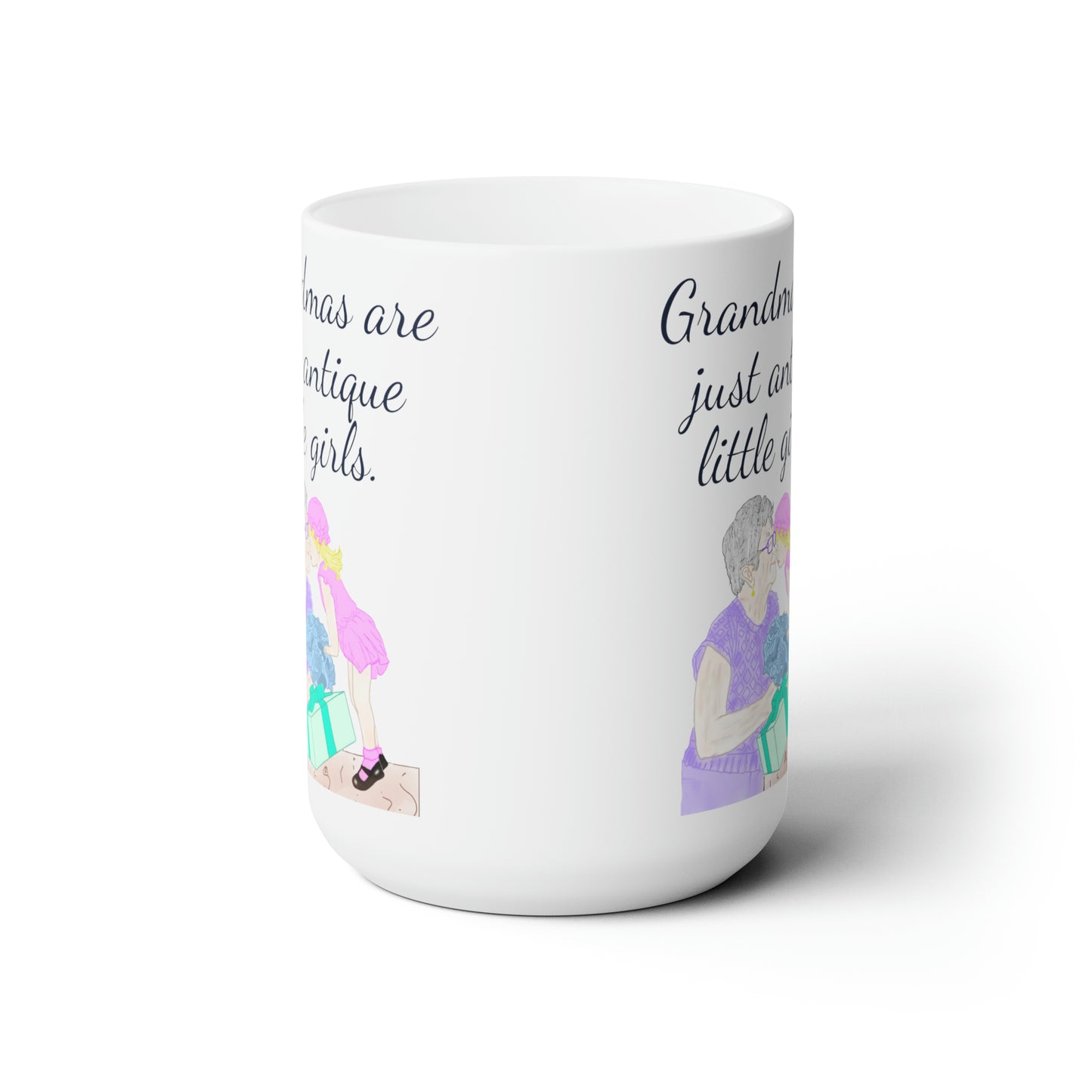 Grandmas White Mug 15oz