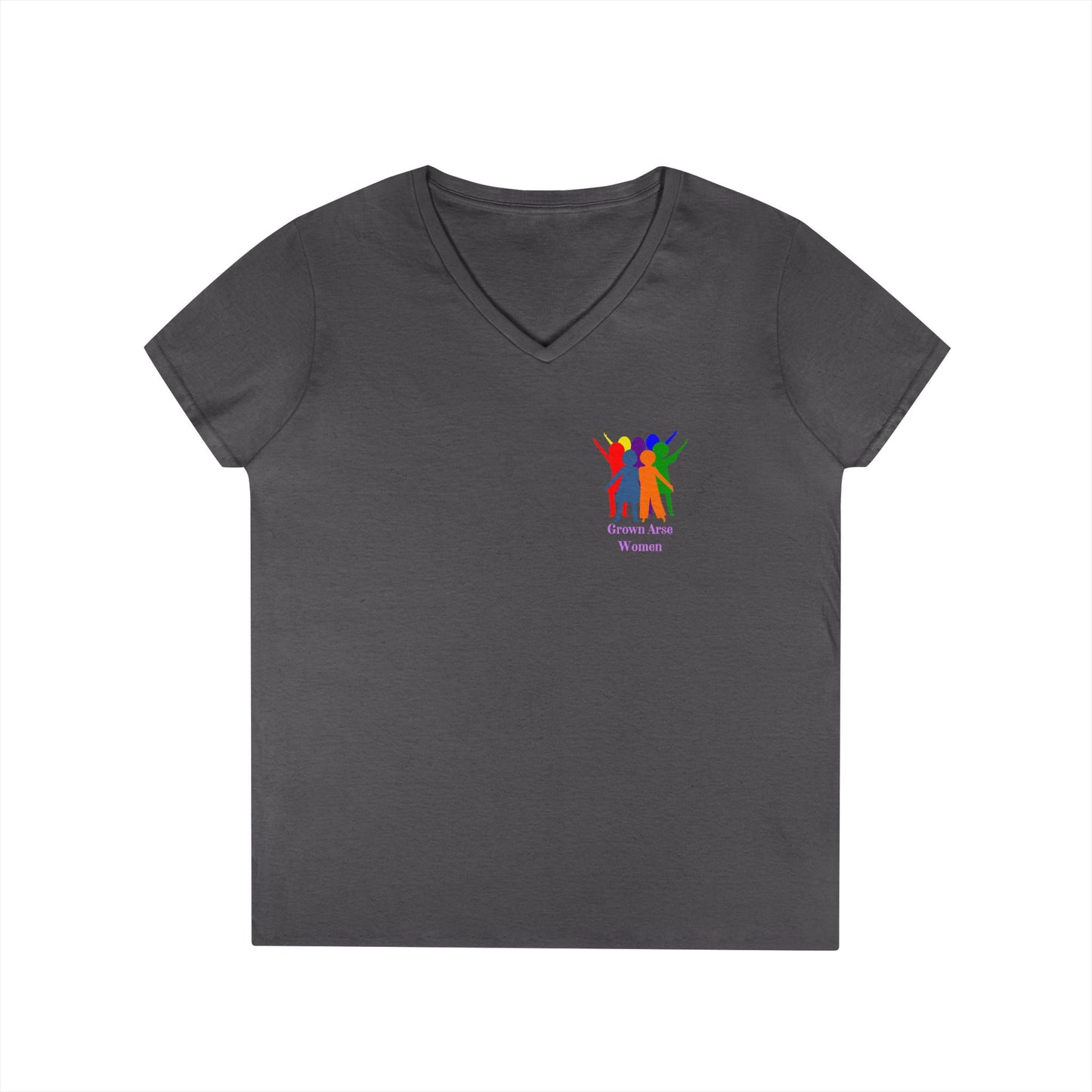 E. Grown Arse Women Group V-neck Tee