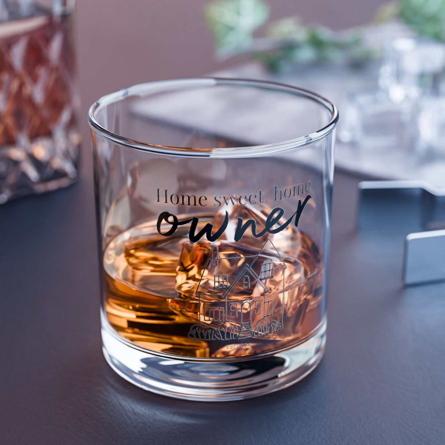 F. HSH Owner Rocks Glass, 10oz