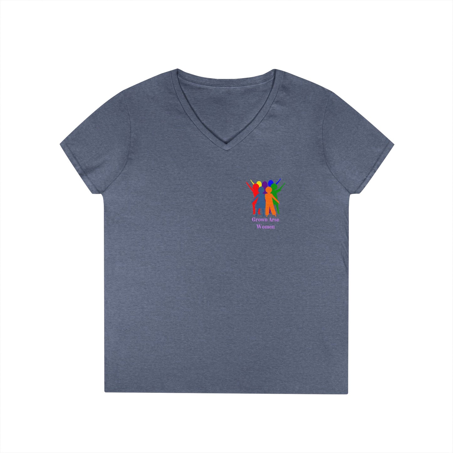 E. Grown Arse Women Group V-neck Tee