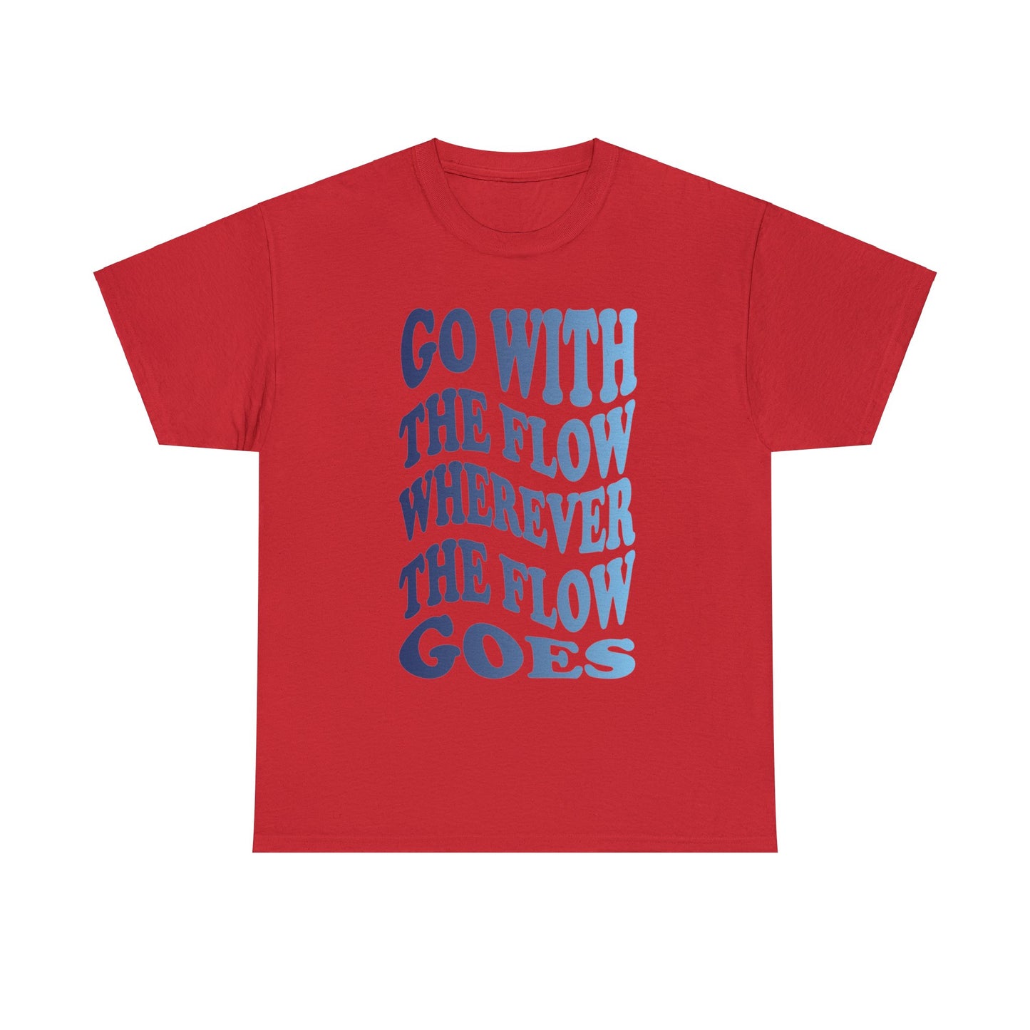 Go With the Flow Unisex Heavy Cotton Tee