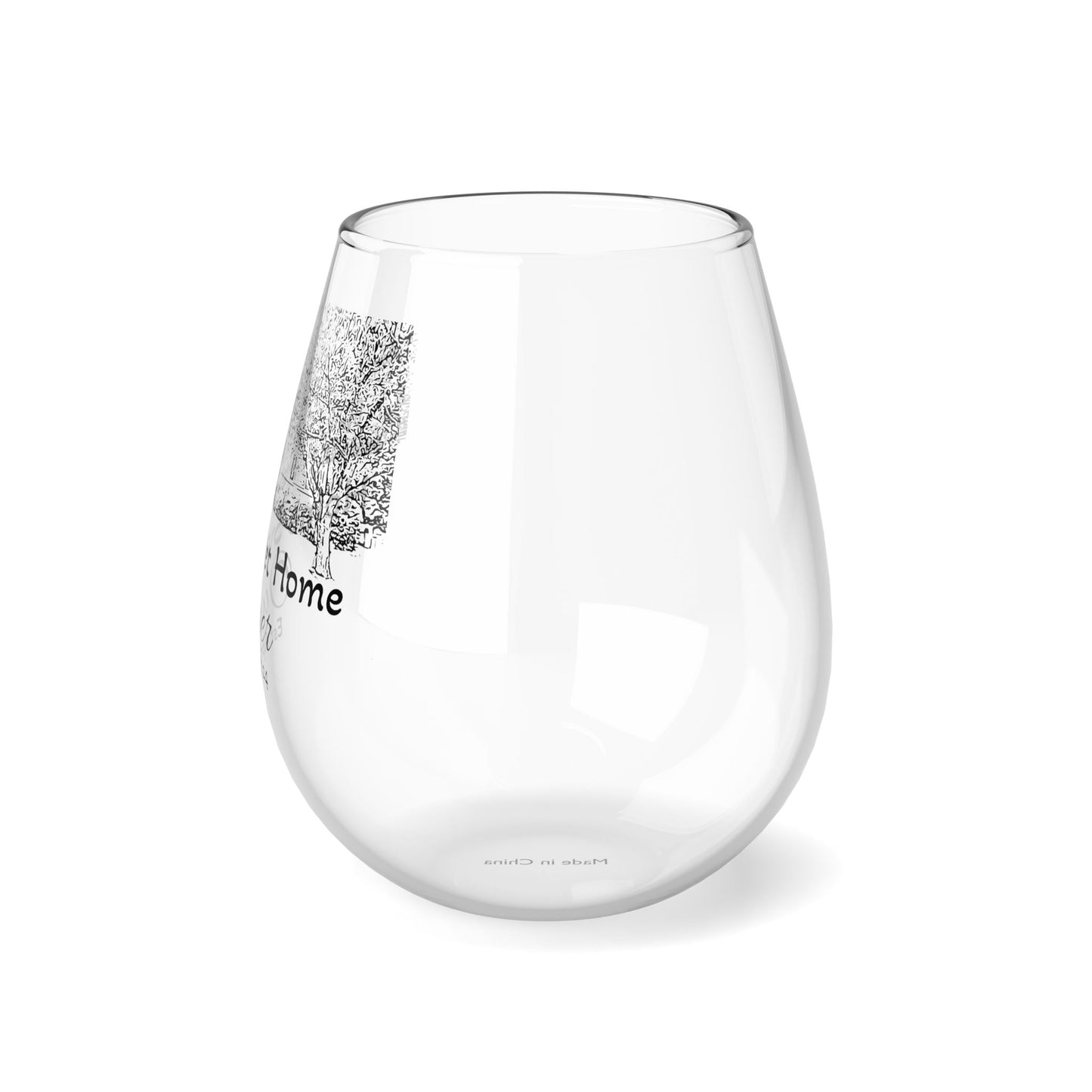 Sketch of Home HSH Owners Stemless Wine Glass, 11.75oz