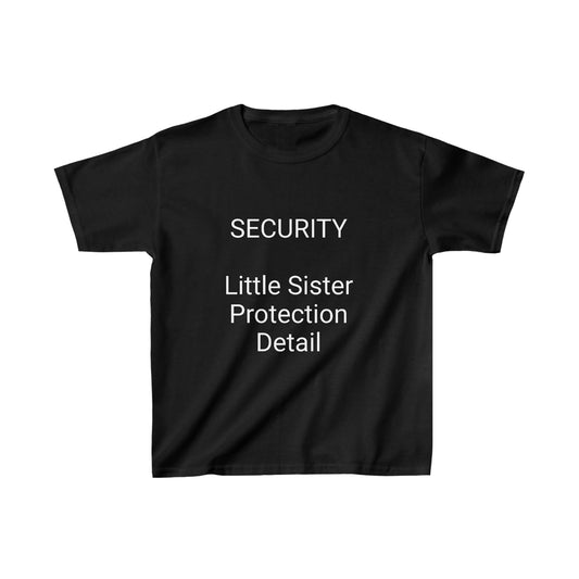 SECURITY Little Sister - Kids Heavy Cotton™ Tee